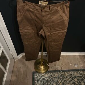 Democracy women Tan Cargo Pants